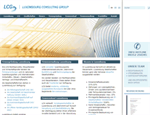 Tablet Screenshot of lcg-luxembourg.com